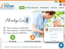 Tablet Screenshot of prismhc.com